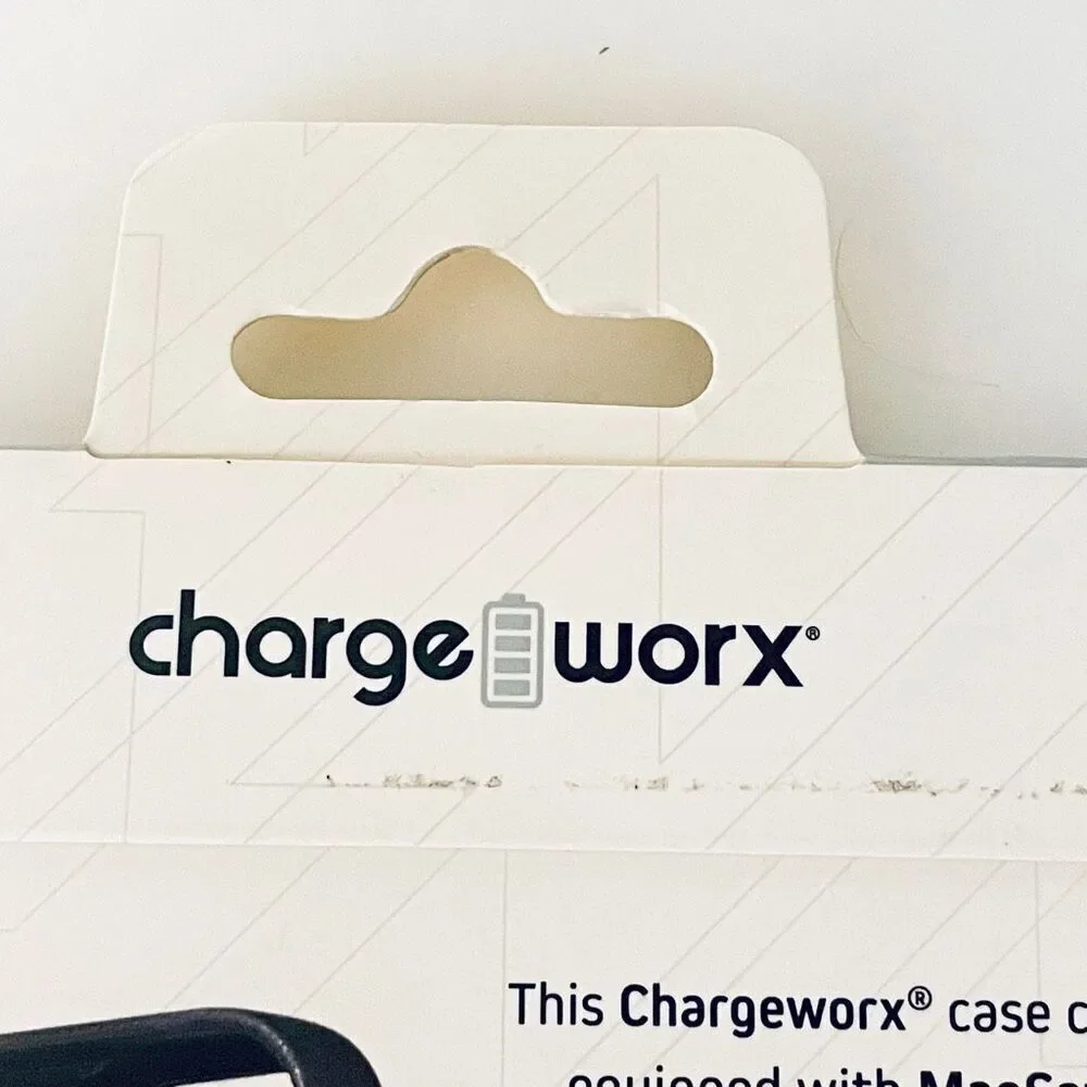NWT New in Box  charge worx iphone 12 mini Black case with magsafe technology